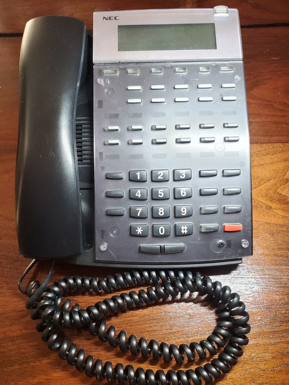 NEC Aspire 22B IP1NA-12TXH TEL Black Office Business Phone 0890043 Display HF
